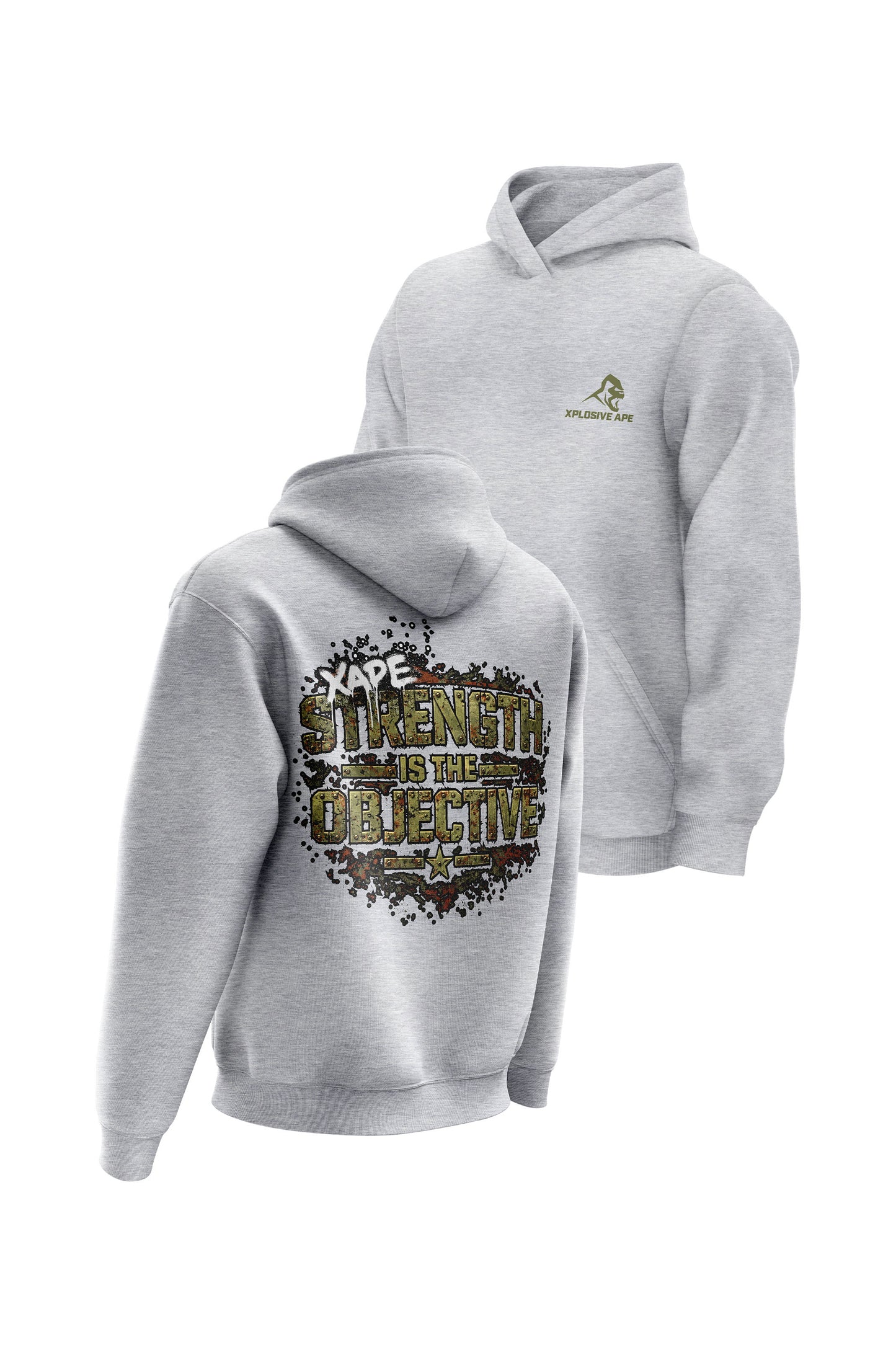 XAPE Objective Hoodie - Sports Grey