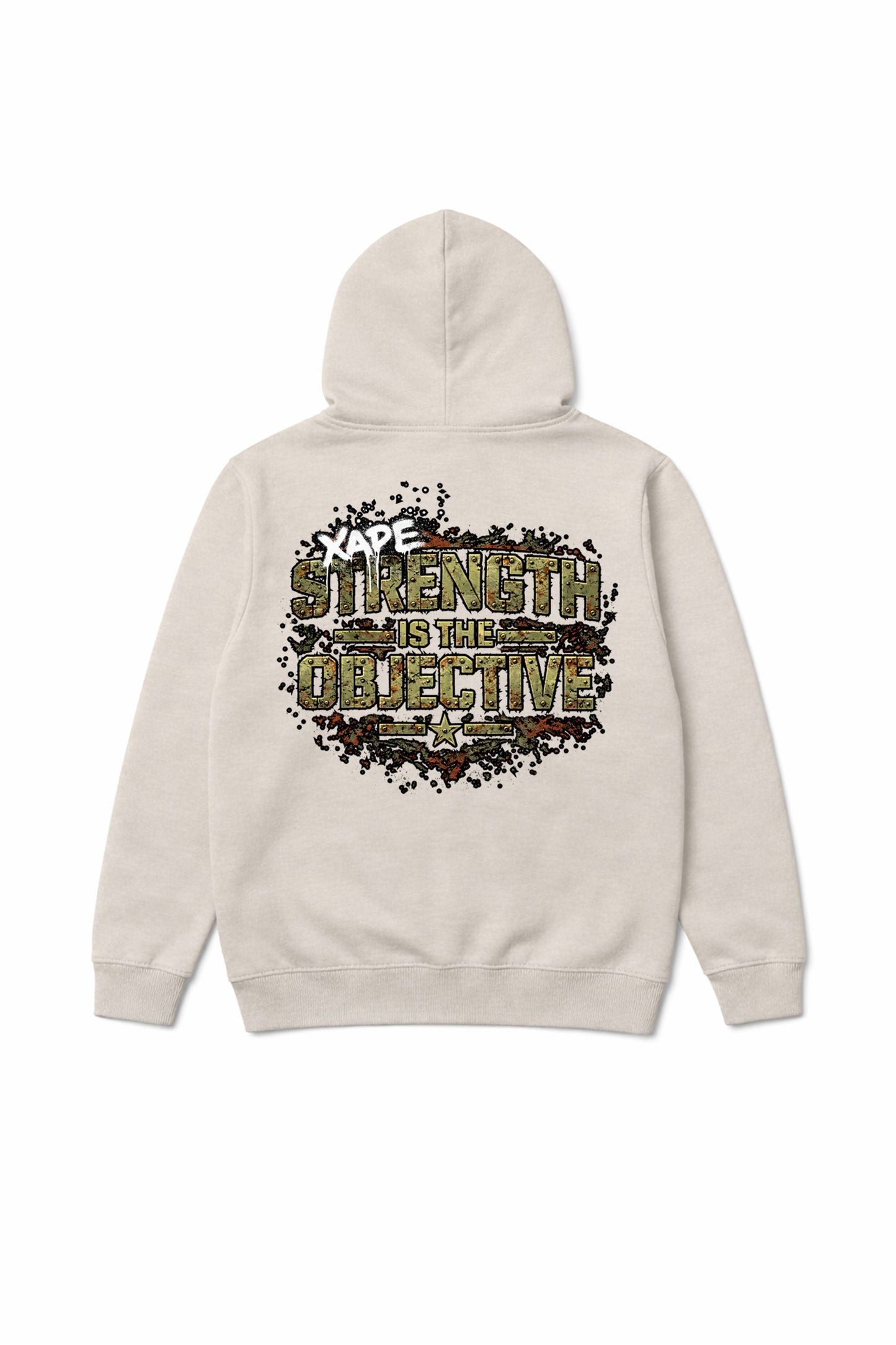 XAPE Objective Hoodie - Stone