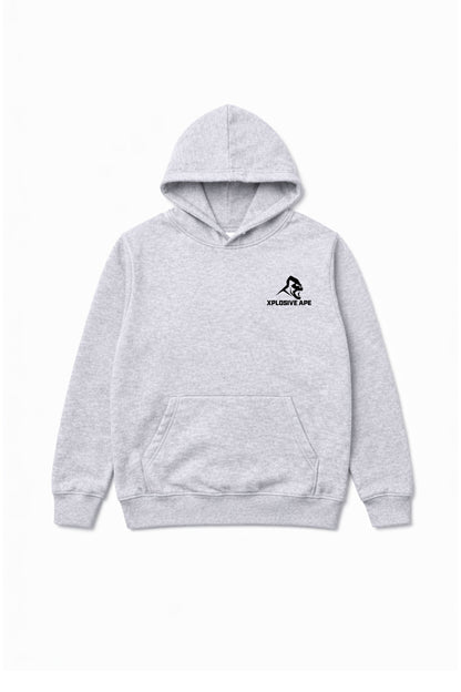 XAPE Old School Hoodie - Heather Grey