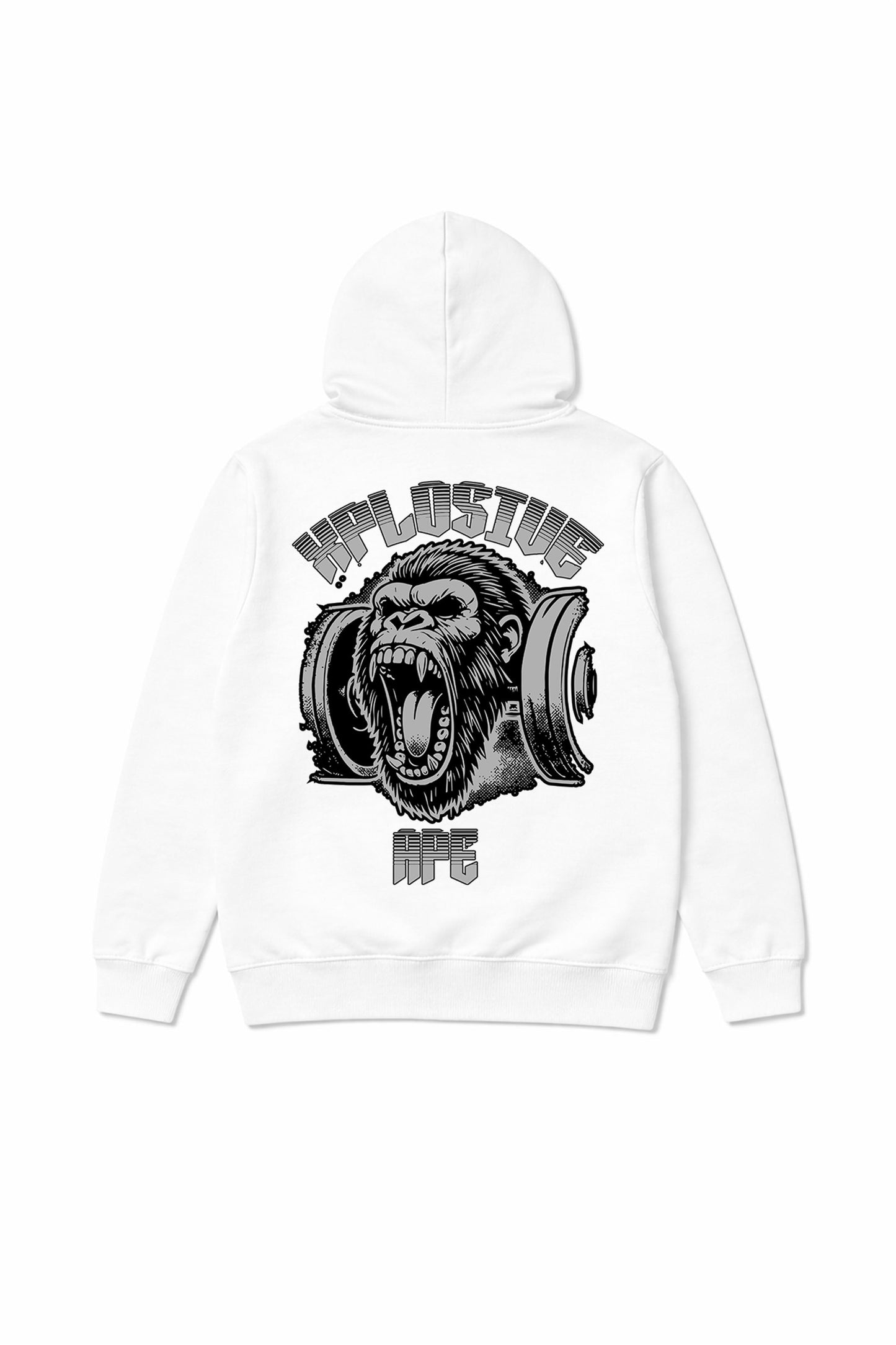 XAPE Old School Hoodie - White