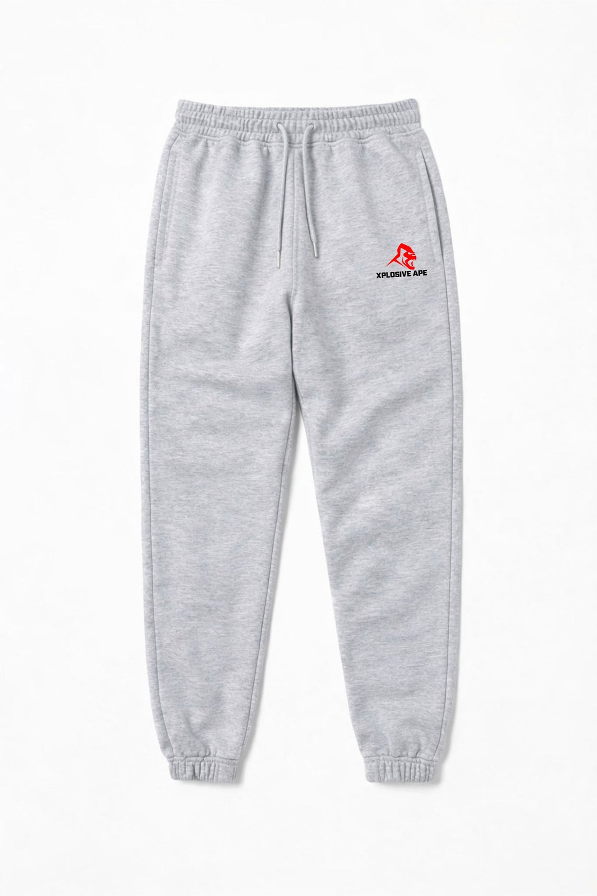 XAPE Original Logo V2 Joggers - Heather Grey