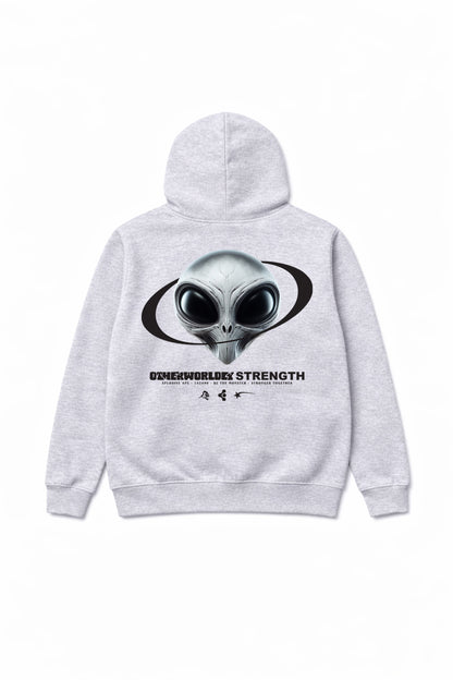XAPE Otherworldly Strength Hoodie - Heather Grey