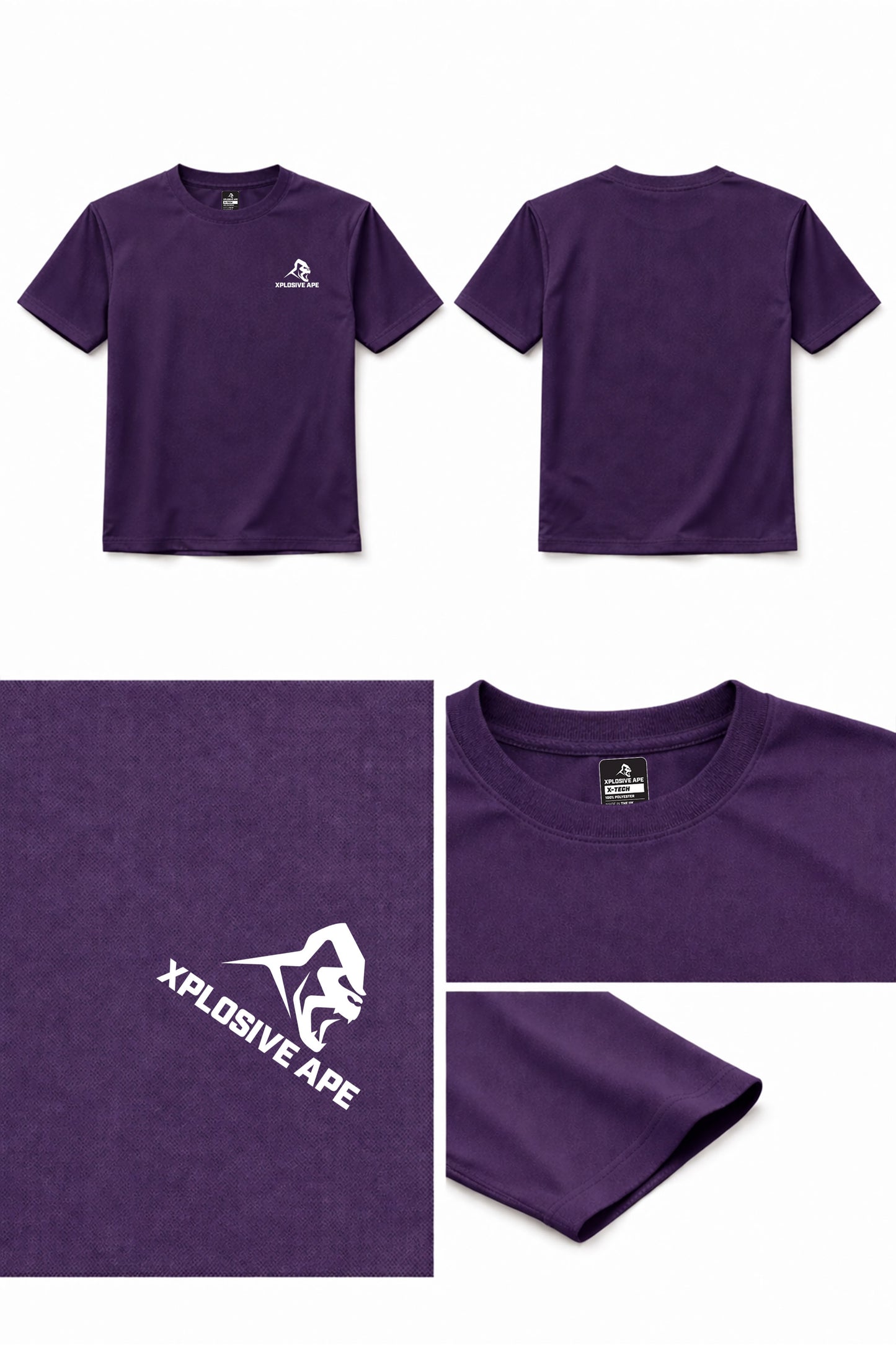 XAPE Prime Tech Tee - Purple