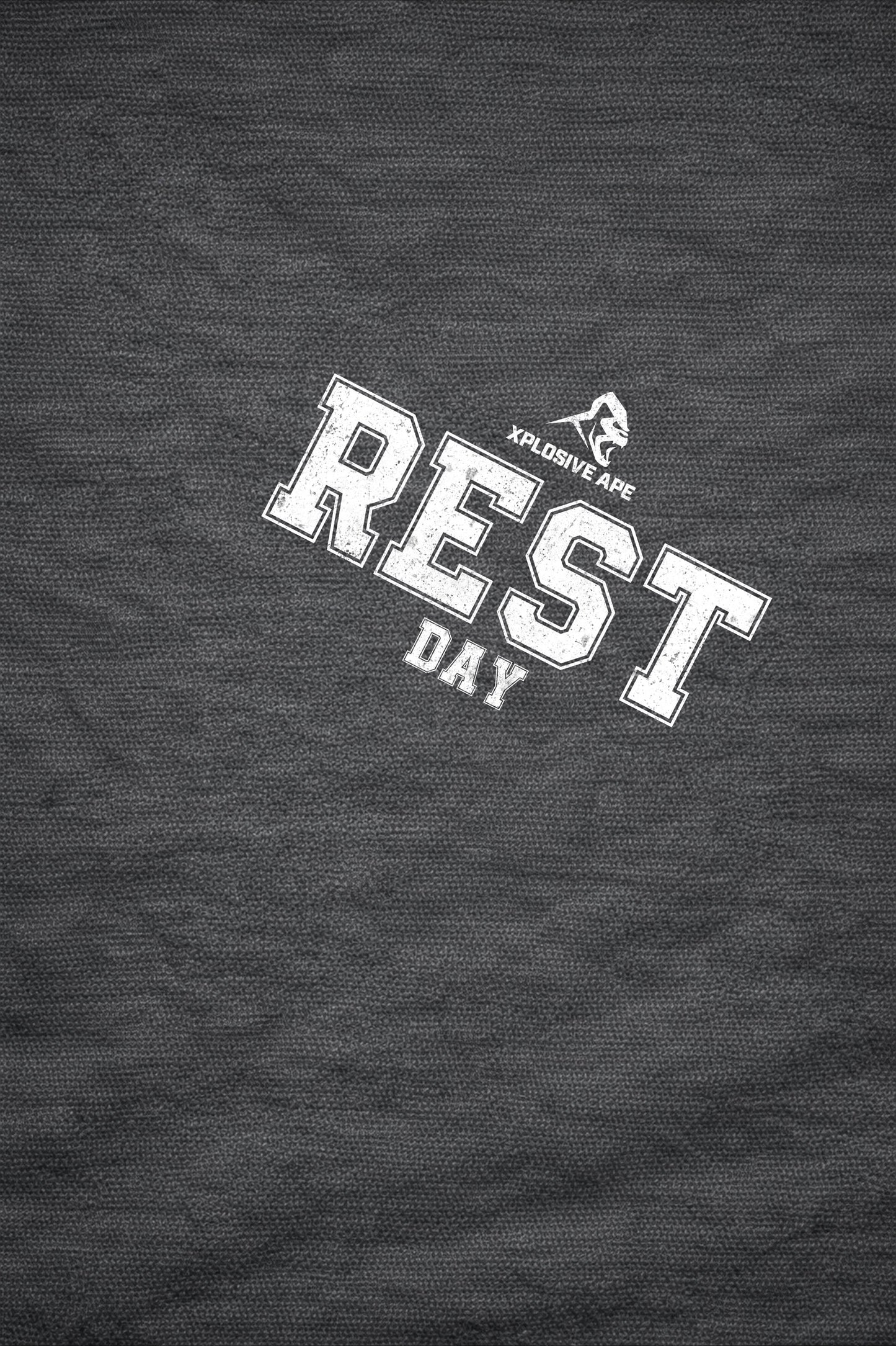 XAPE Rest Day V1 String Hoodie - Charcoal