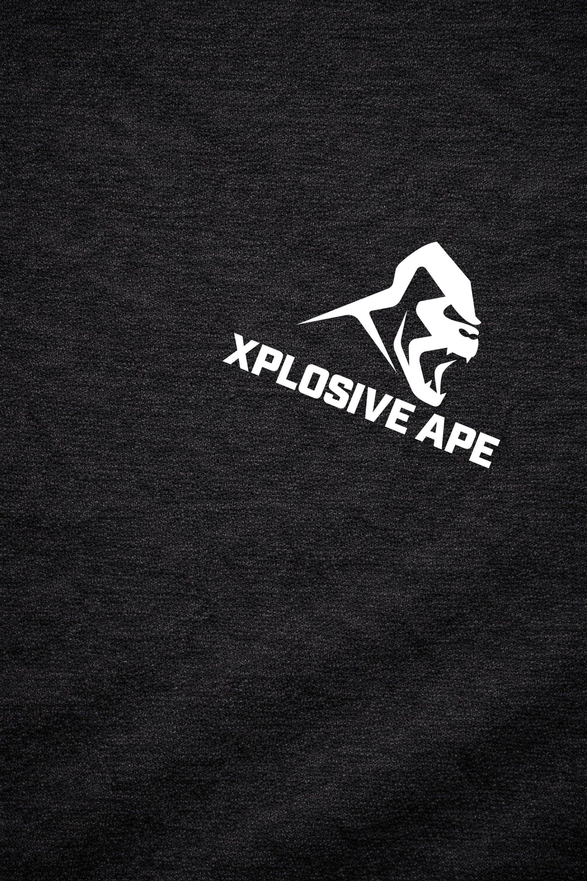 XAPE Ride or Die String Hoodie - Black