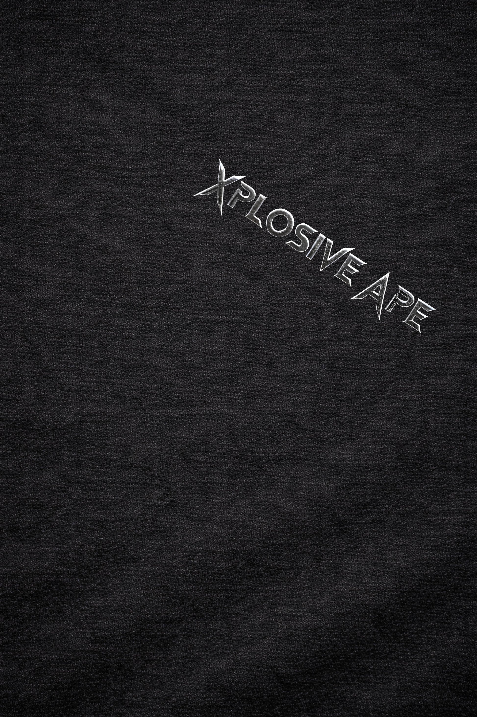XAPE Shock Halo String Hoodie - Black