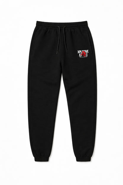 XAPE Stacked Logo Joggers - Black
