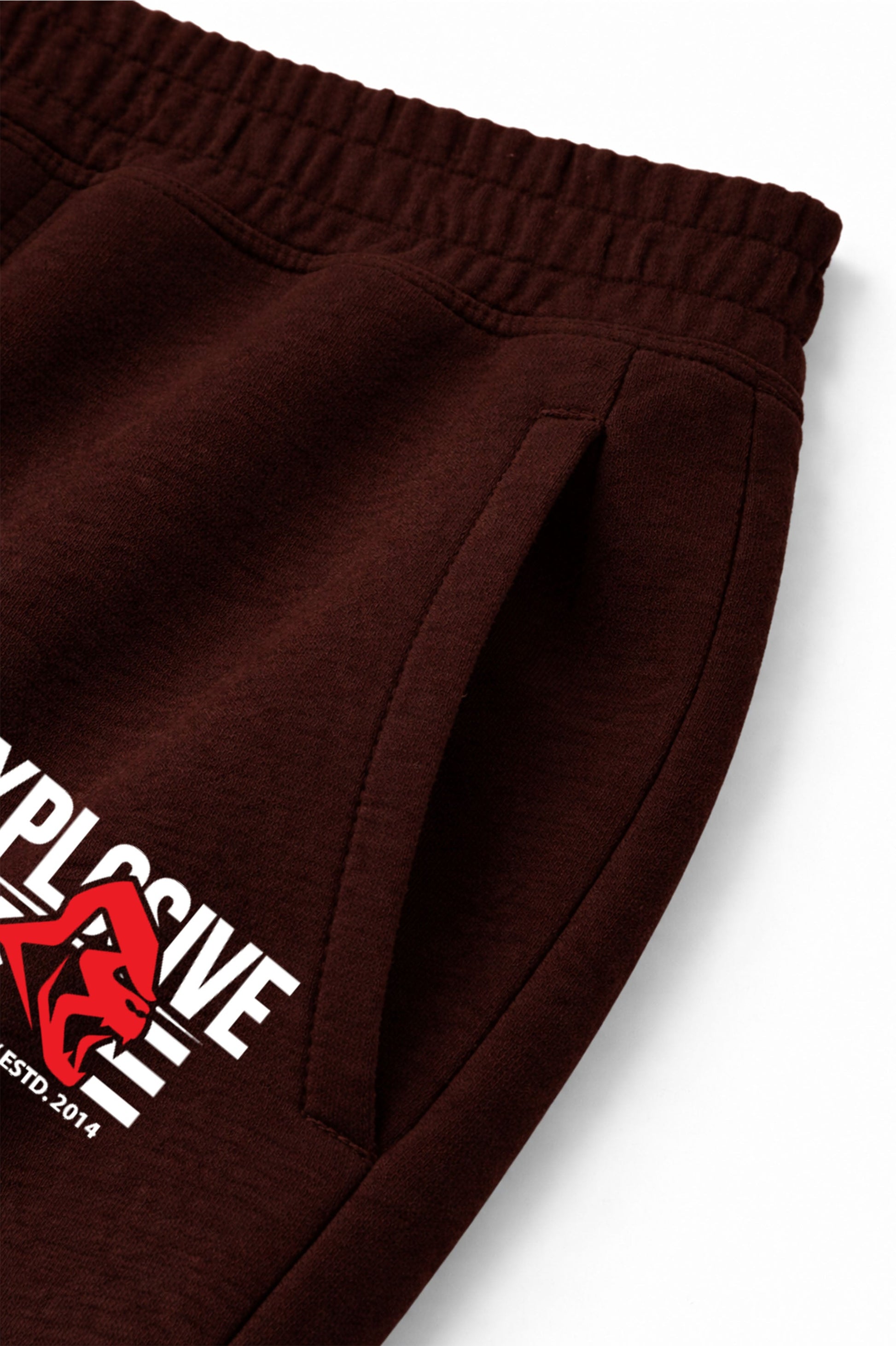 XAPE Stacked Logo Joggers - Chocolate