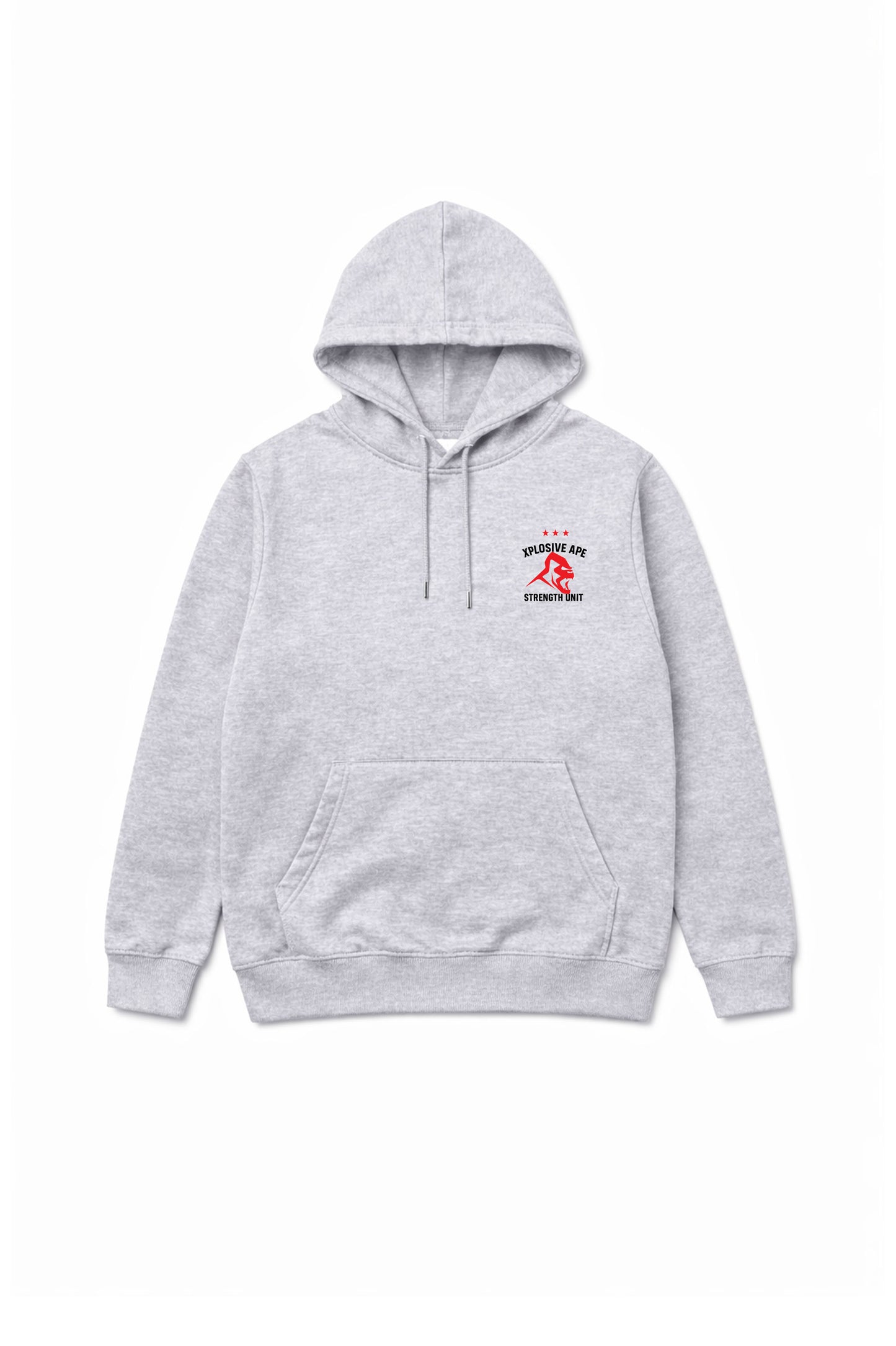 XAPE Strength Unit V2 String Hoodie - Sports Grey