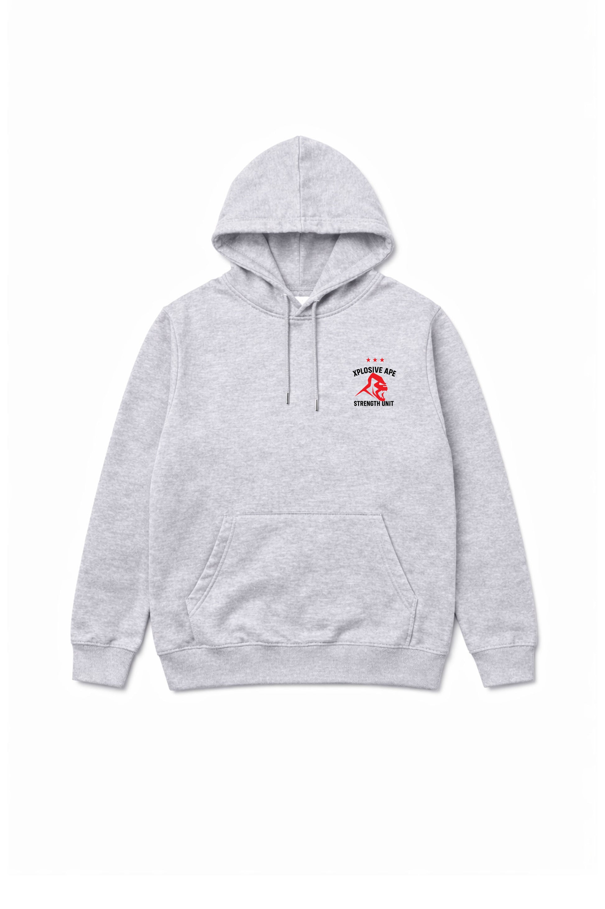 XAPE Strength Unit V2 String Hoodie - Sports Grey