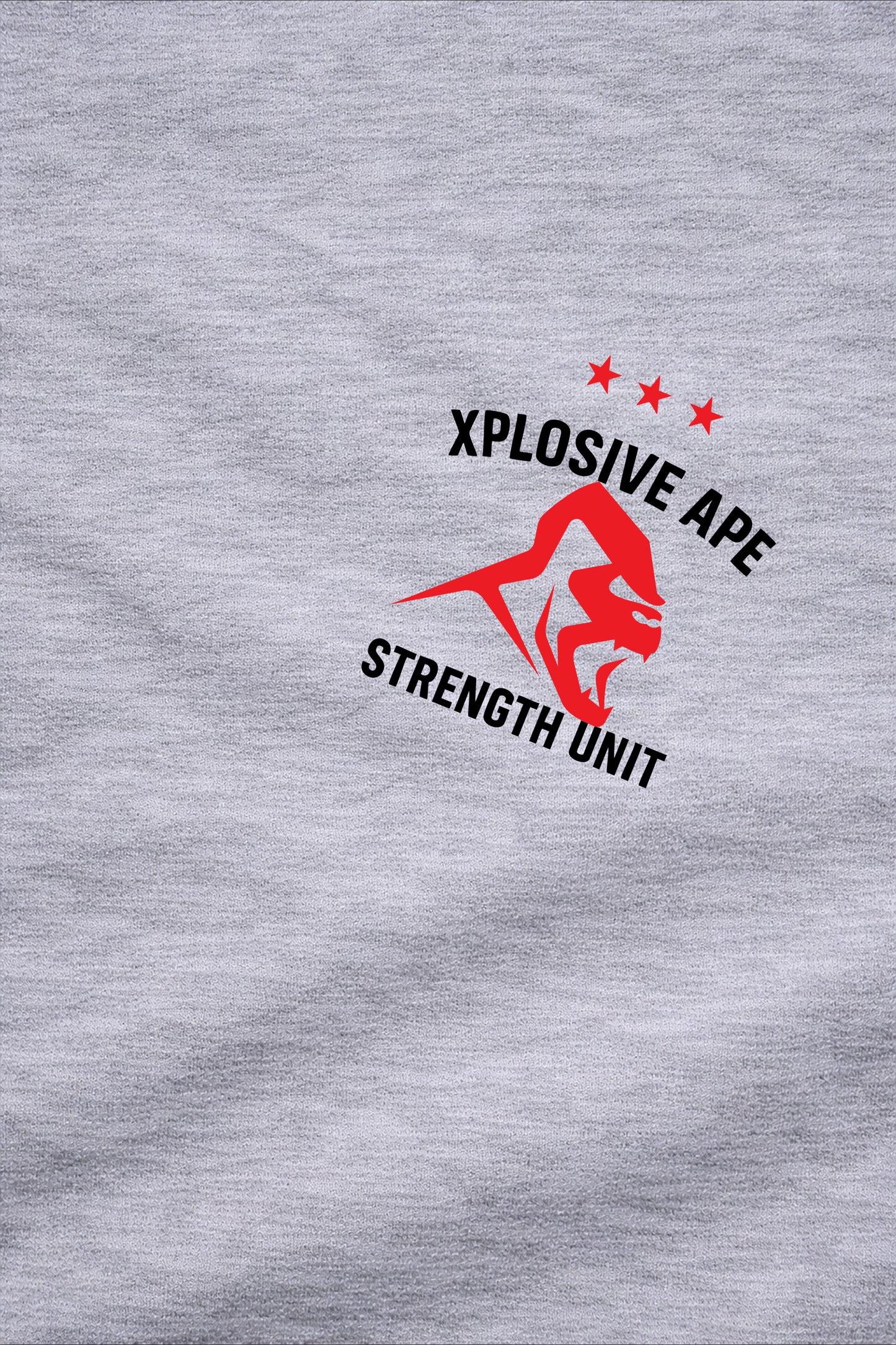 XAPE Strength Unit V2 String Hoodie - Sports Grey