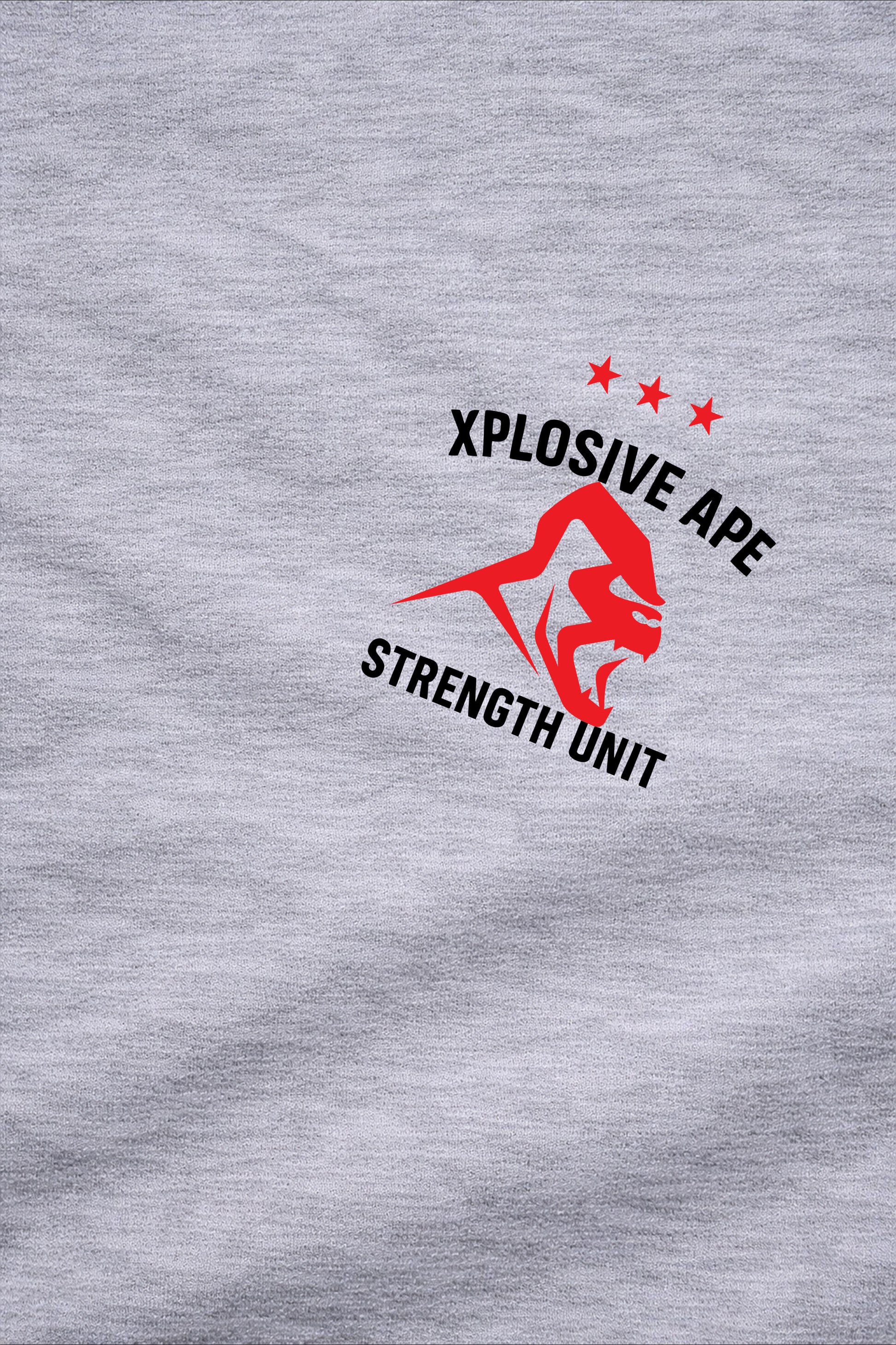 XAPE Strength Unit V2 String Hoodie - Sports Grey