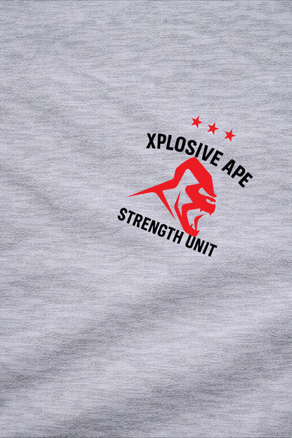 XAPE Strength Unit V2 String Hoodie - Sports Grey