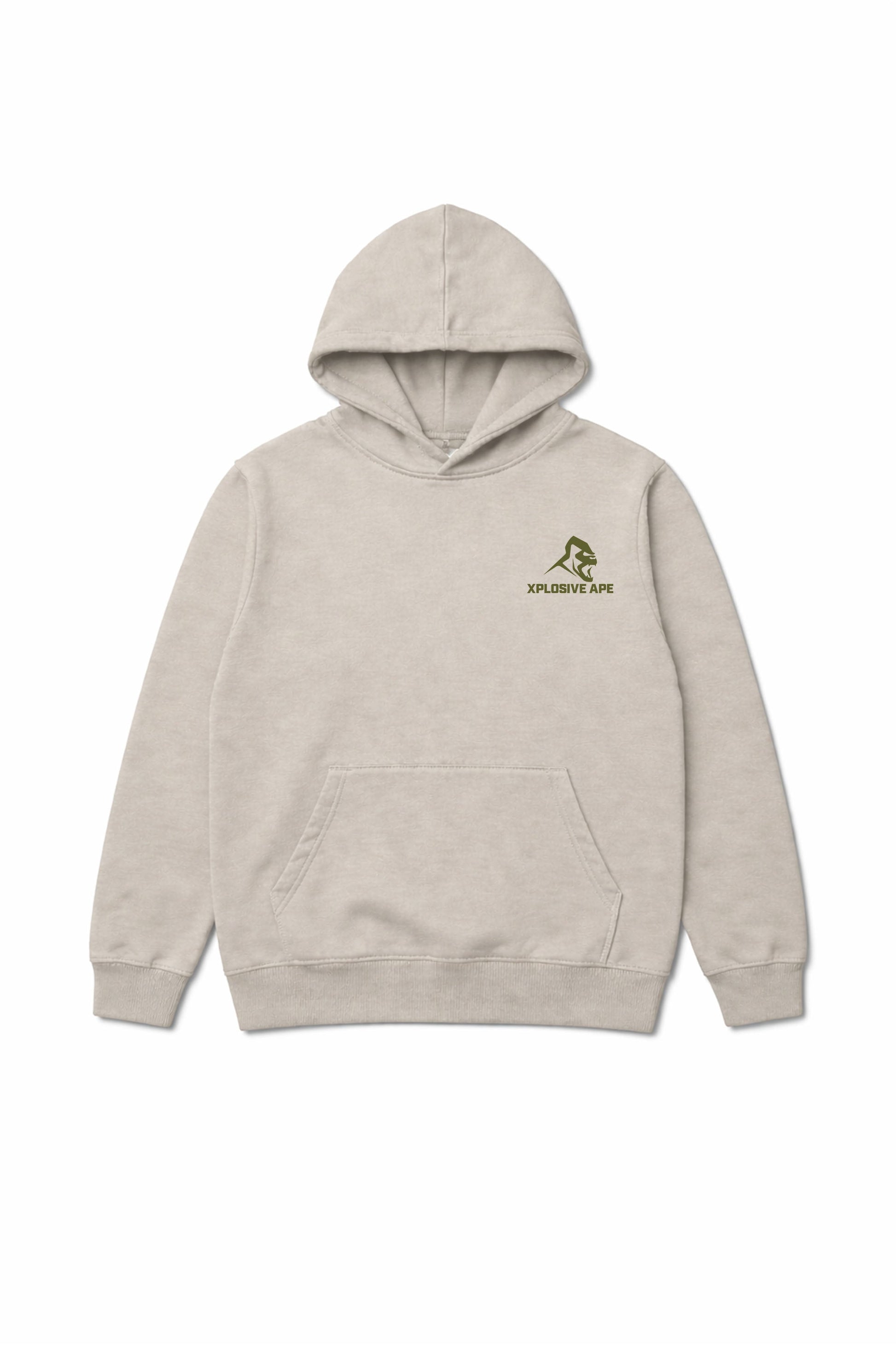 XAPE Tag Hoodie - Stone