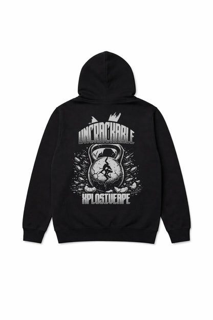 XAPE Uncrackable String Hoodie - Black