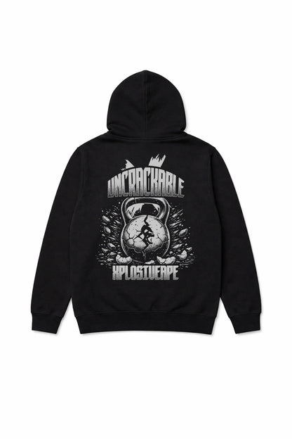 XAPE Uncrackable String Hoodie - Black