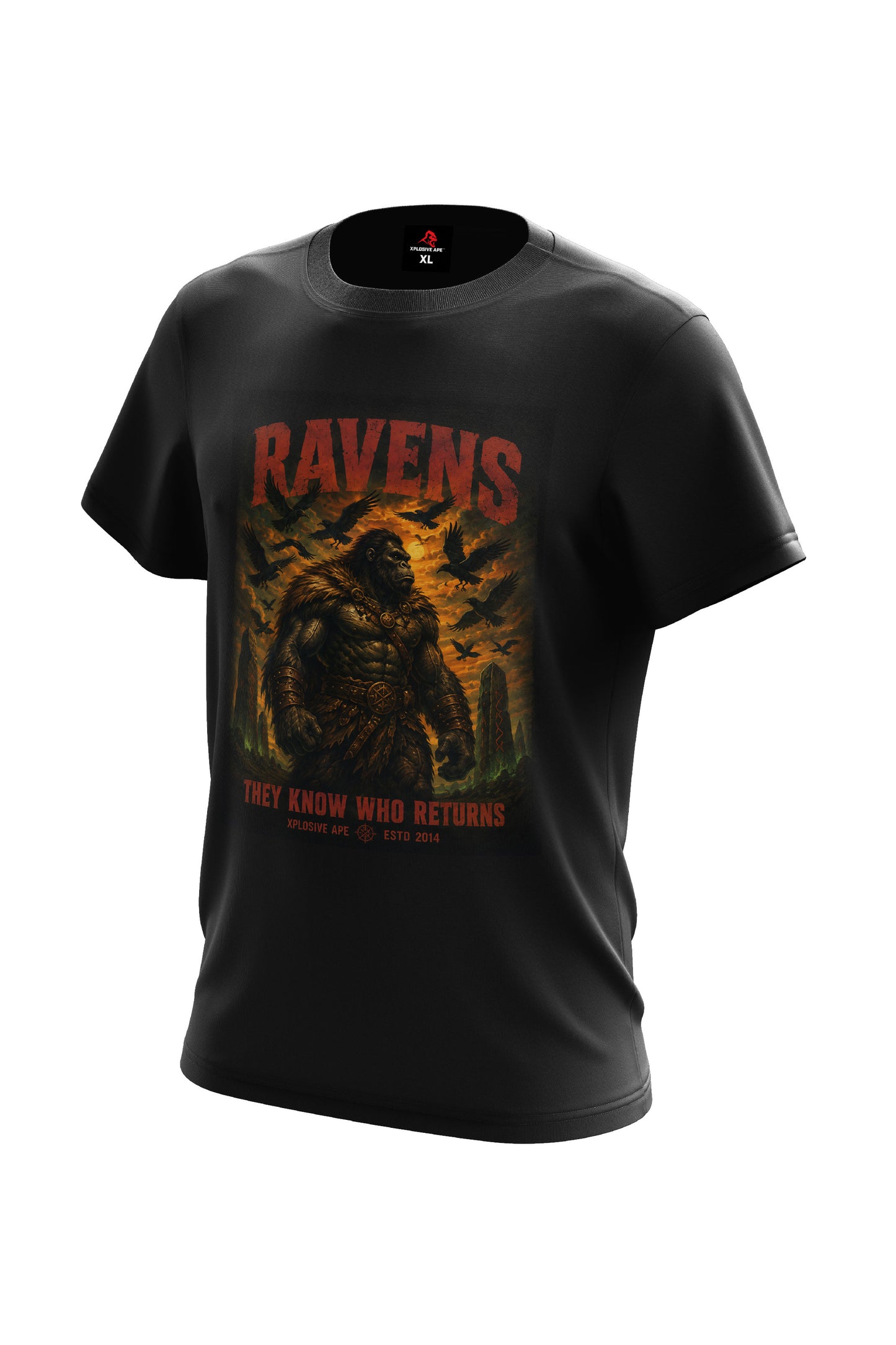 XAPE Valhalla Ravens Tee - Black