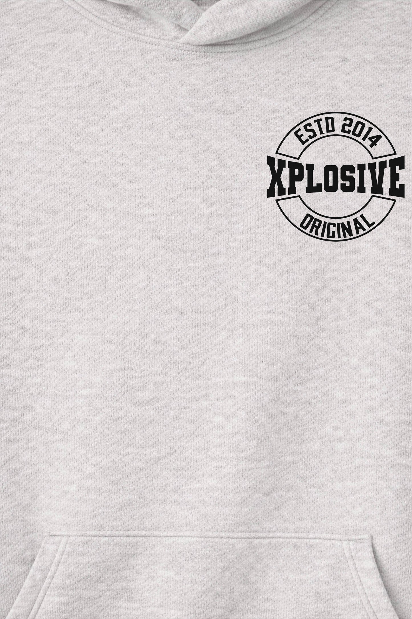 XAPE Varsity Prime Raglan Hoodie - Oatmeal Heather/Black