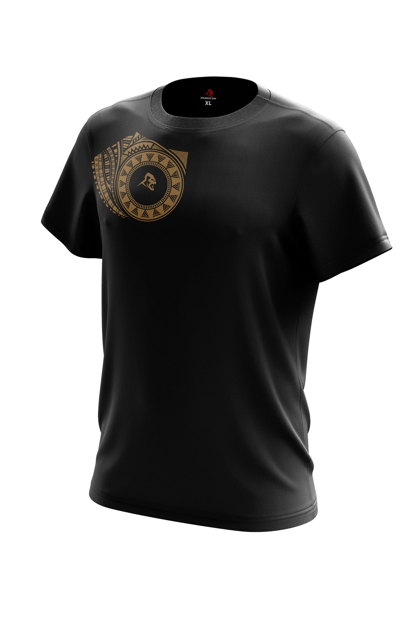 XAPE Chest Tribal Tee - Black