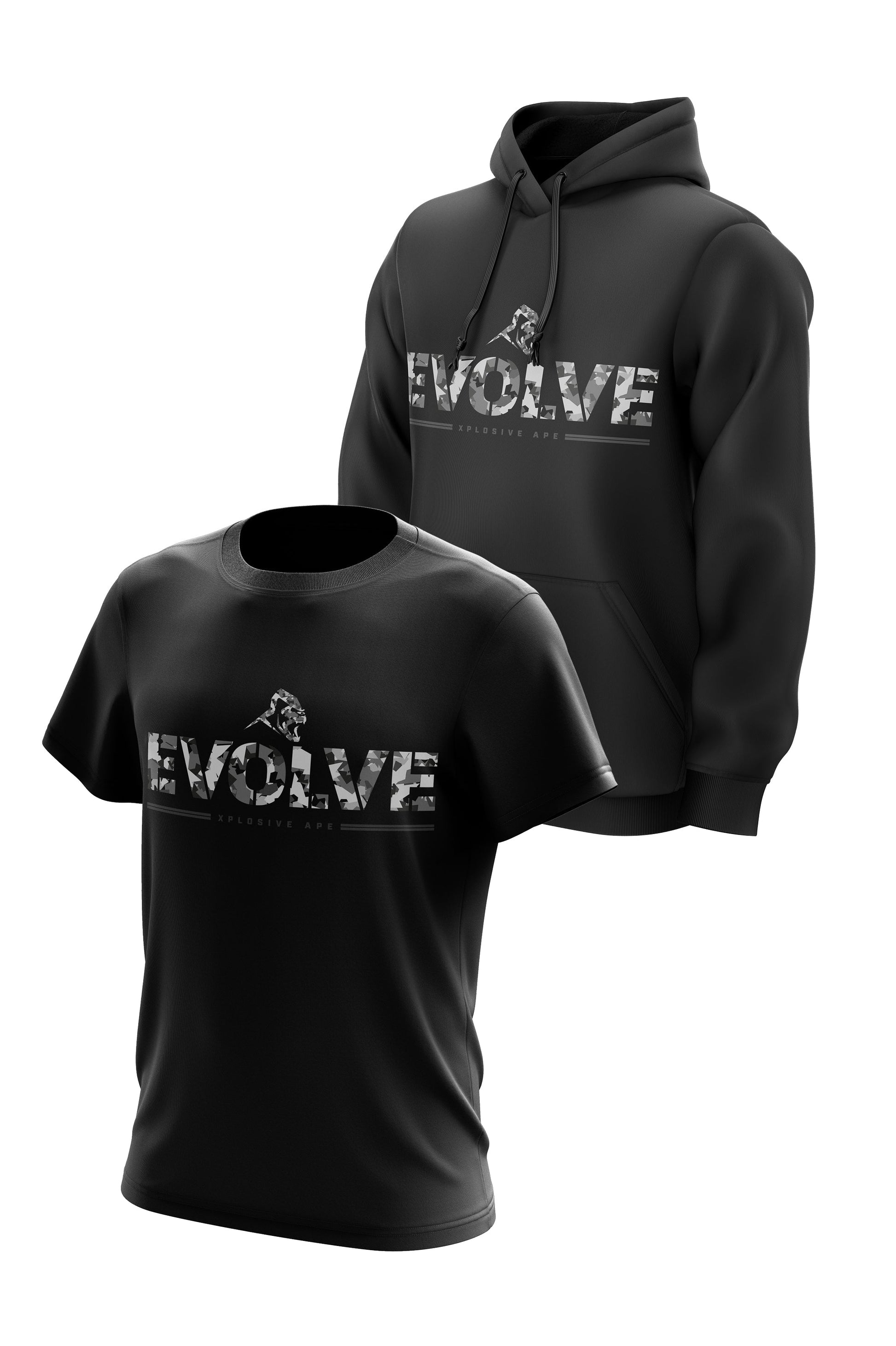 XAPE Evolve Camo Hoodie & Tee Combo