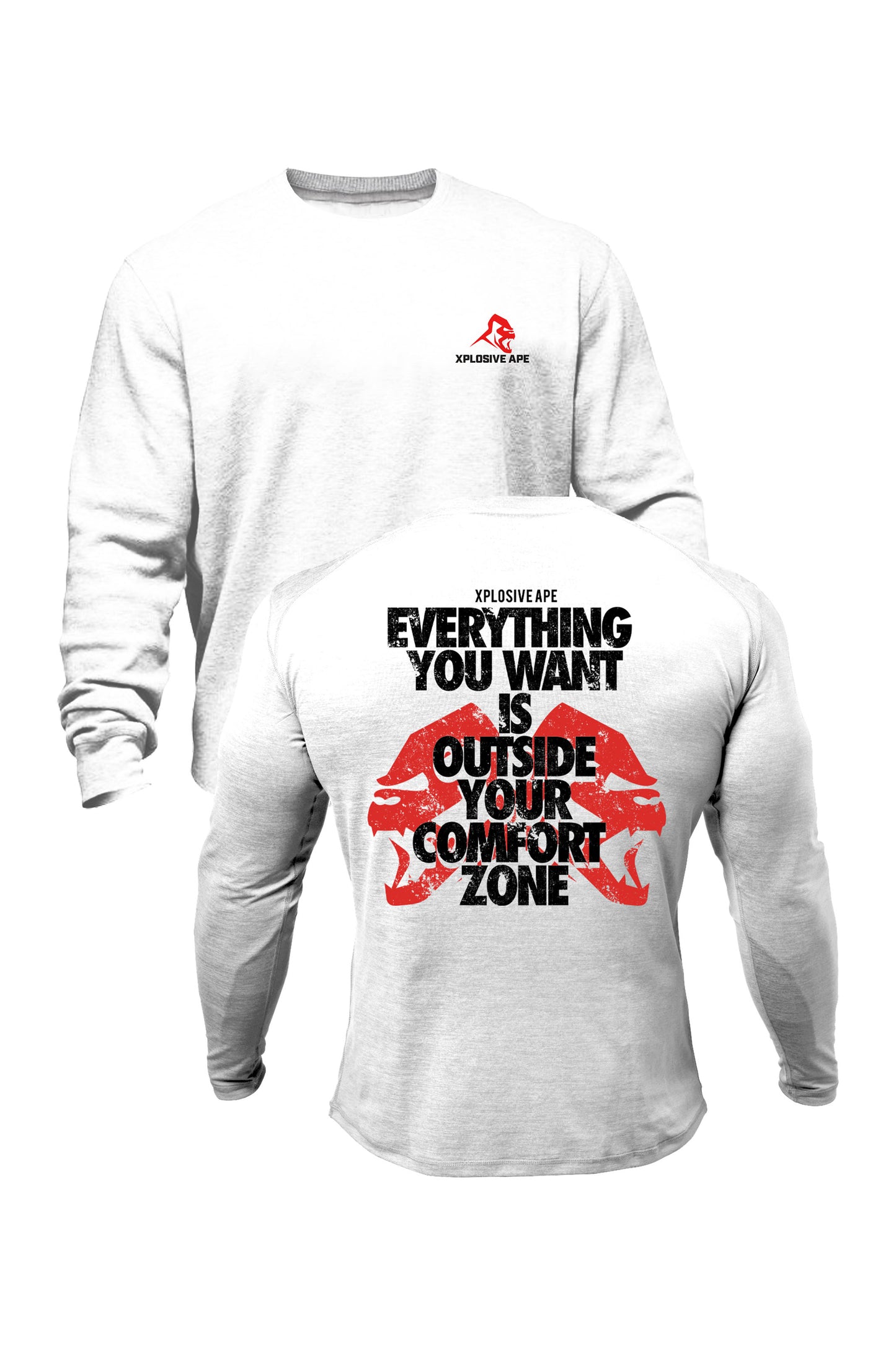 XAPE Zoned Sweatshirt - White