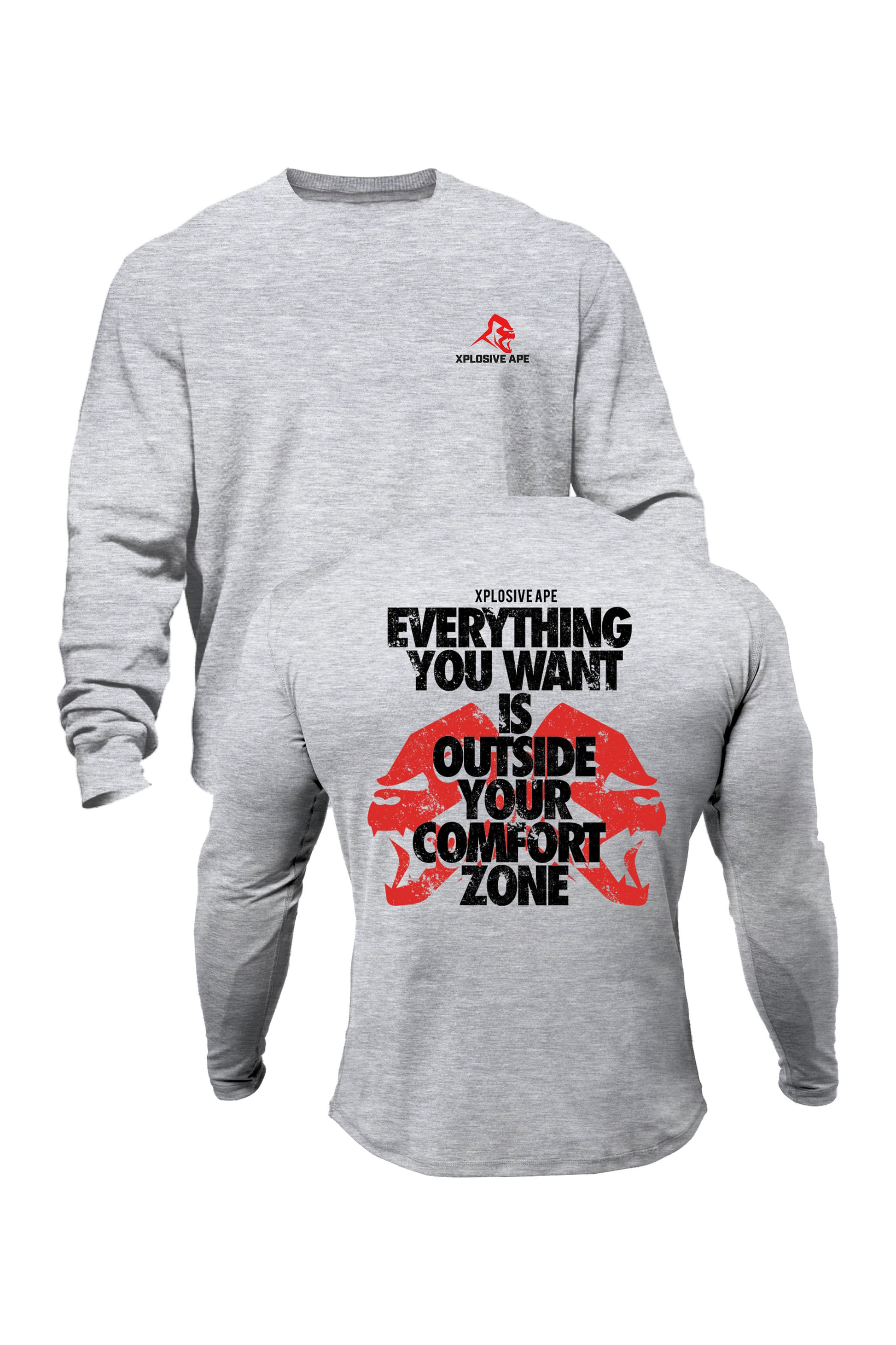 XAPE Zoned Sweatshirt - Sports Grey