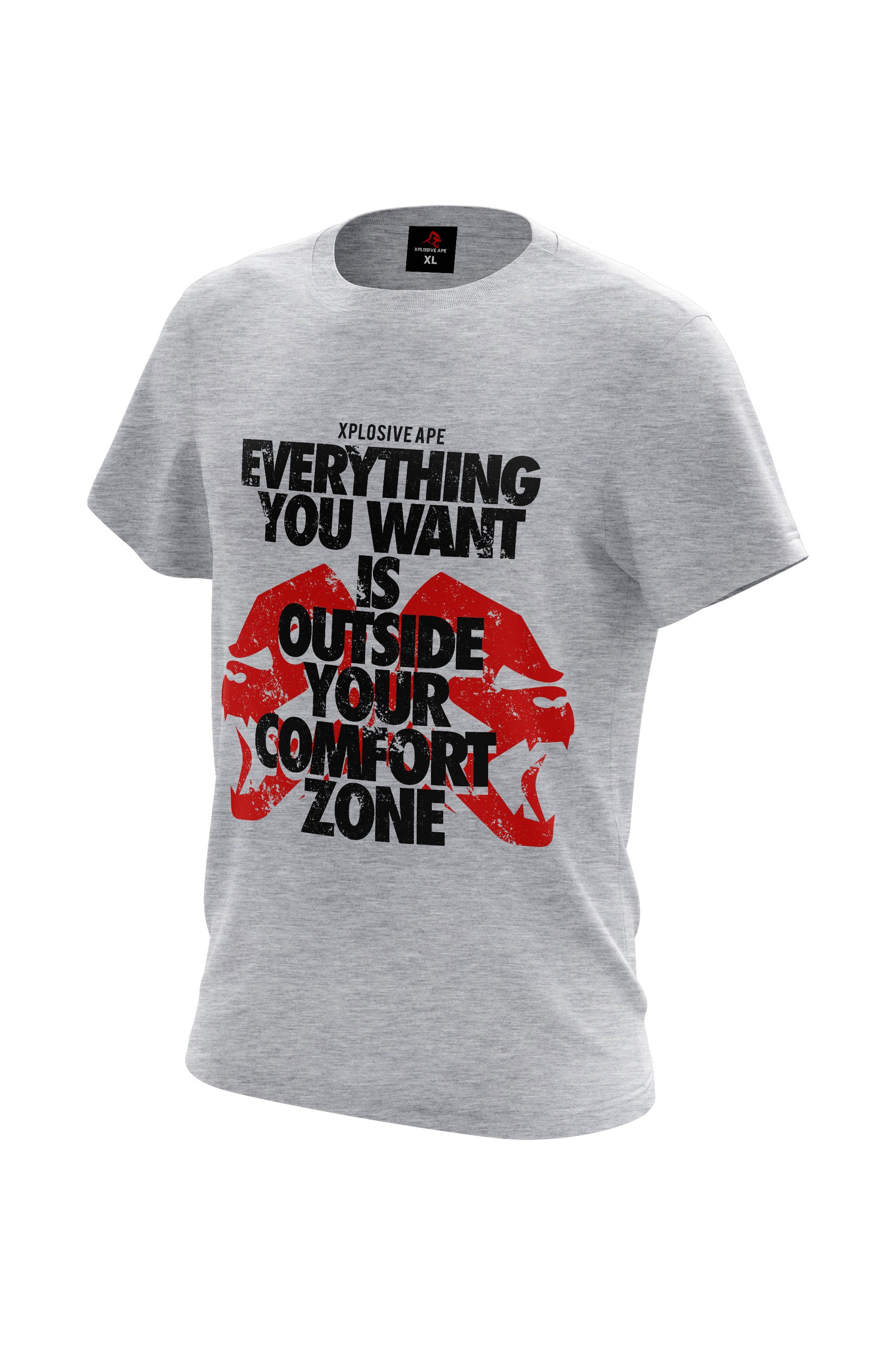 XAPE Zoned Hoodie & Tee Combo - Sports Grey