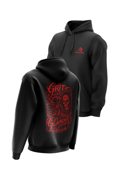 XAPE Grit String Hoodie - Black