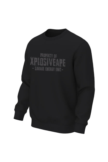 XAPE Savage Energy Unit Sweatshirt - Black