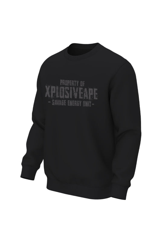 XAPE Savage Energy Unit Sweatshirt - Black