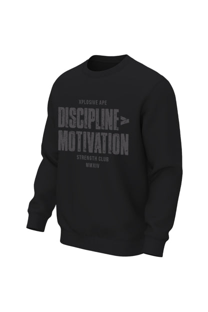 XAPE Discipline Motivation Sweatshirt - Black