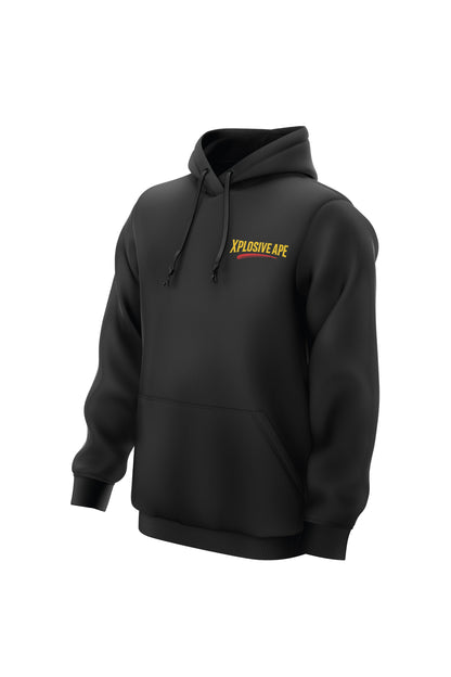XAPE Yolked Up String Hoodie - Black