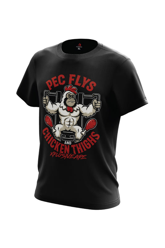 XAPE Pec Flys Tee - Black