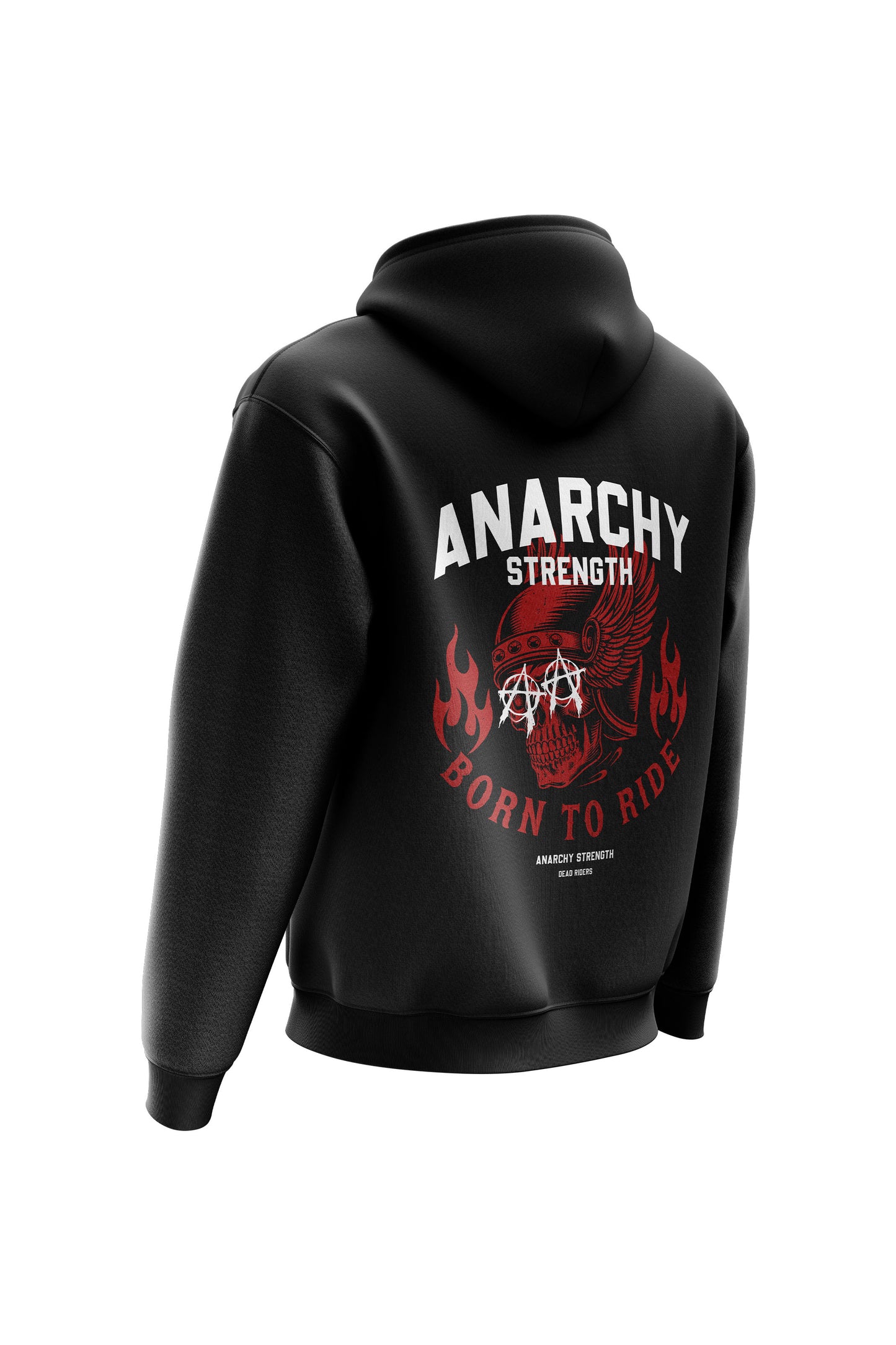 AS Born To Ride Hoodie & Tee Combo - Black