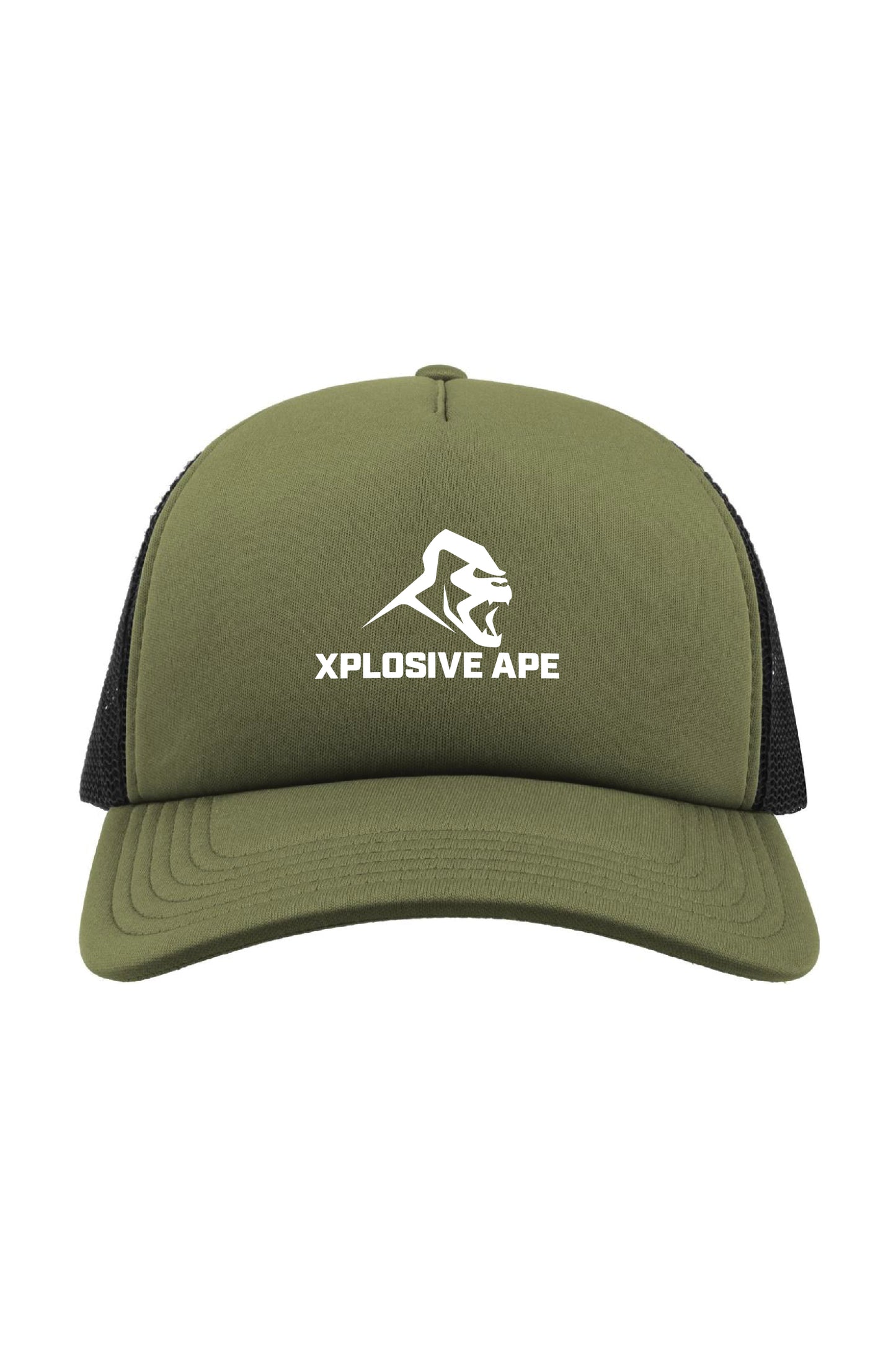 XAPE Essential Trucker Cap - Olive/Black