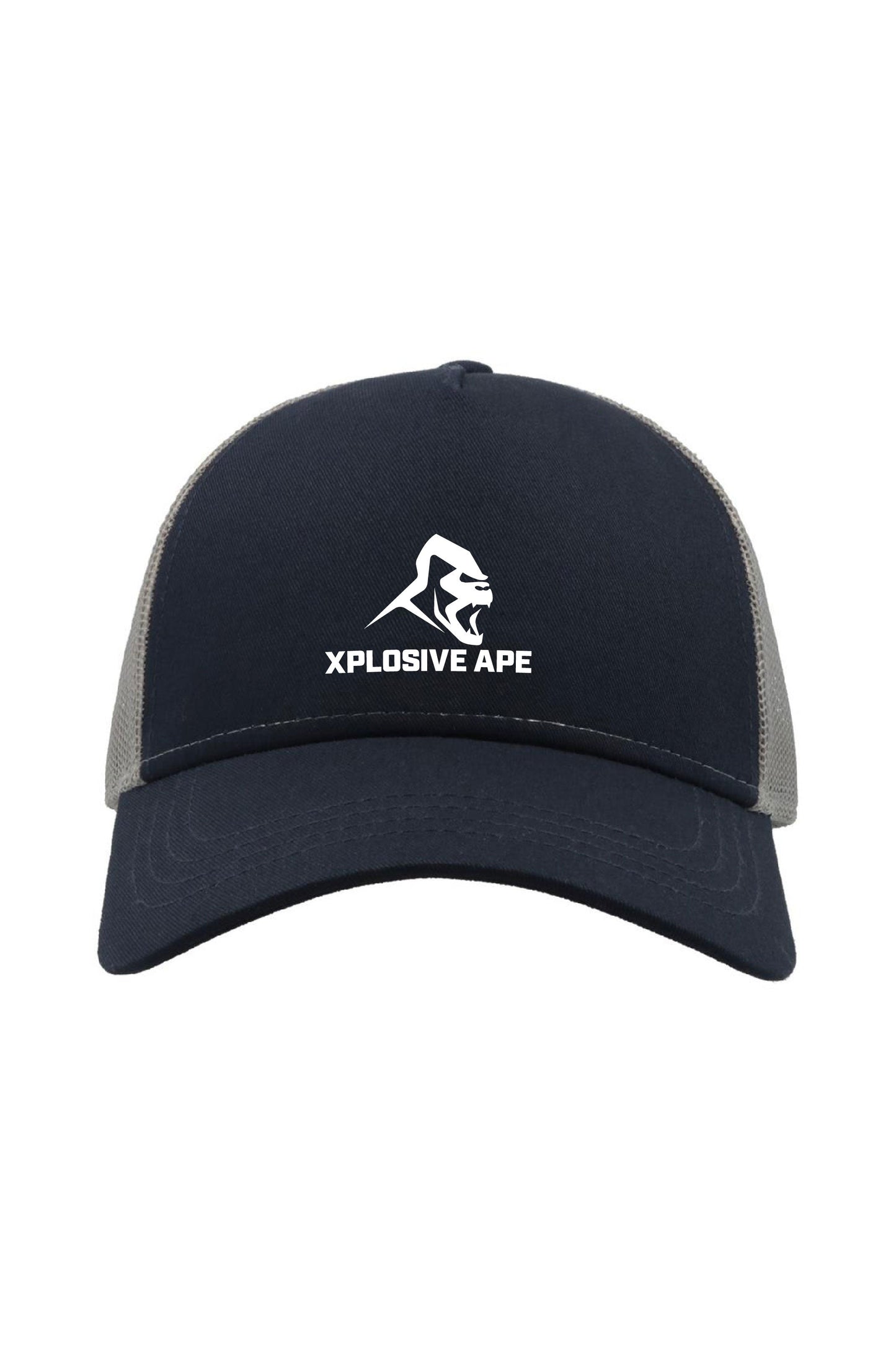 XAPE Prime Trucker Cap - Navy/Grey
