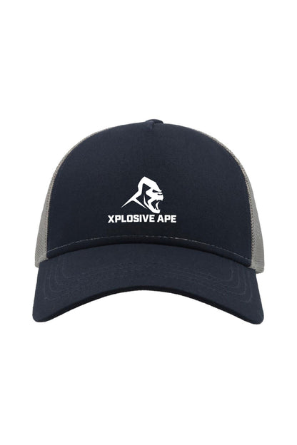 XAPE Prime Trucker Cap - Navy/Grey
