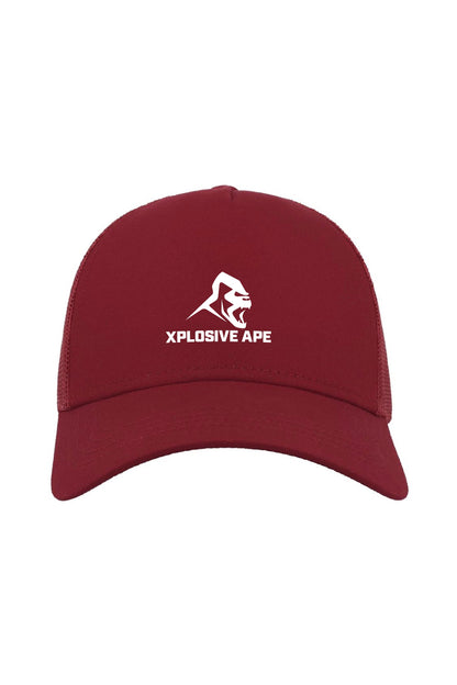 XAPE Prime Trucker Cap - Burgundy