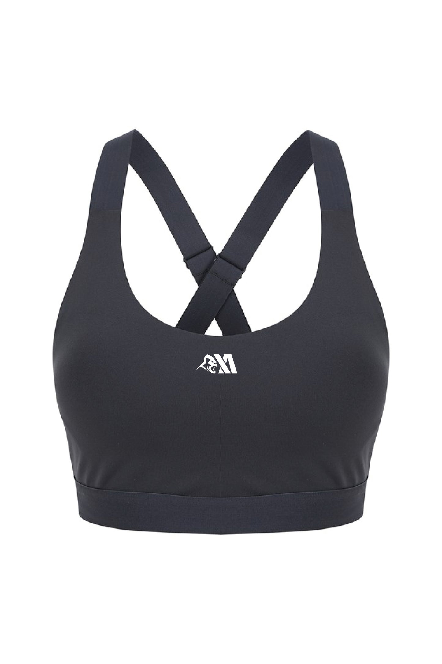 XA Women's Core Logo Impact Sports Bra - Charcoal