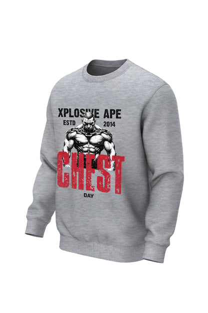 XAPE Chest Day V3 Sweatshirt - Sports Grey
