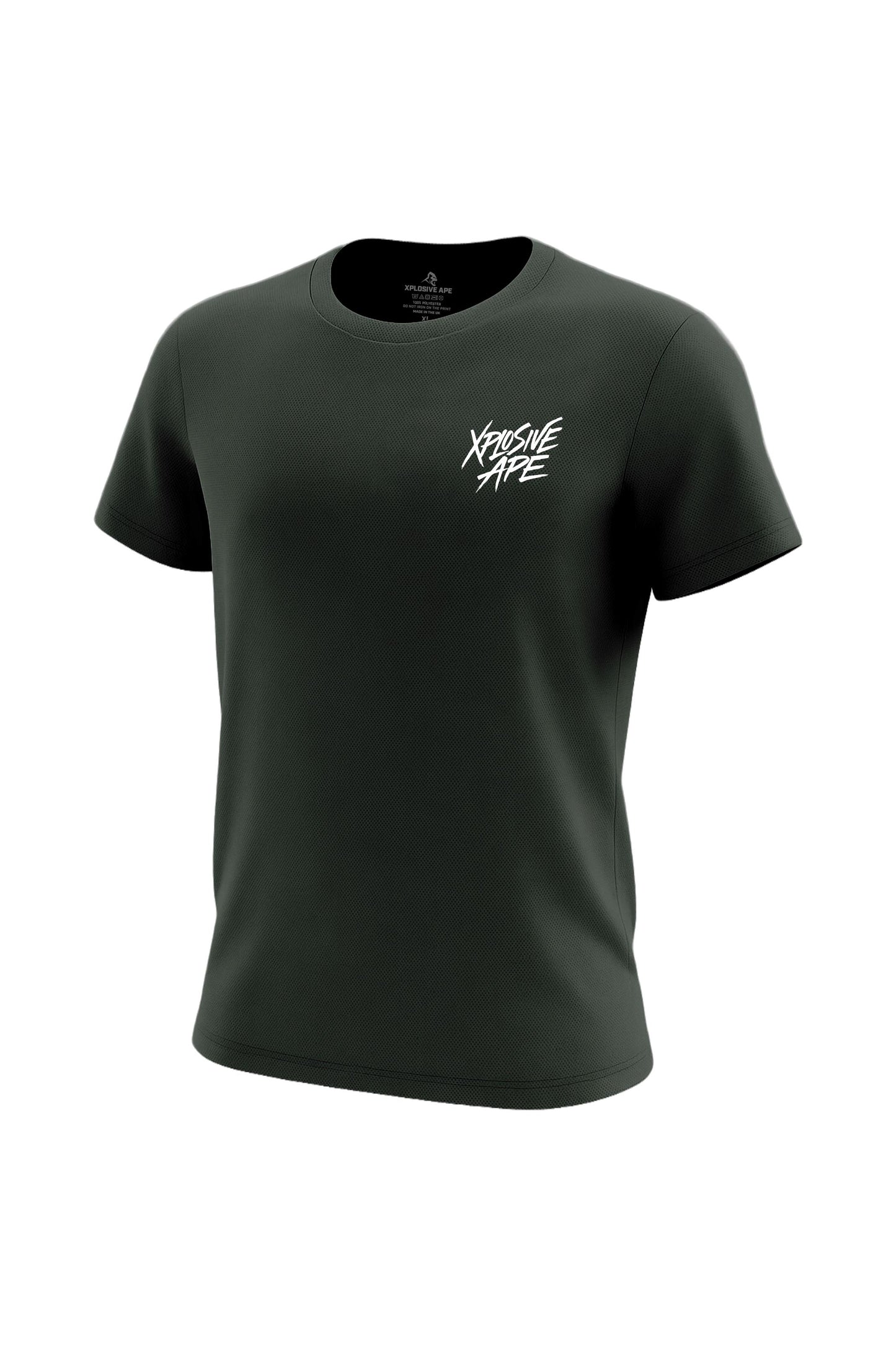 XAPE Classic Brush Script X Tech Tee - Forest Green