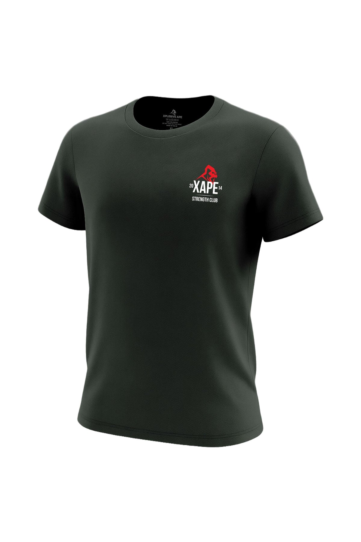 XAPE Classic Strength X Tech Tee - Forest Green