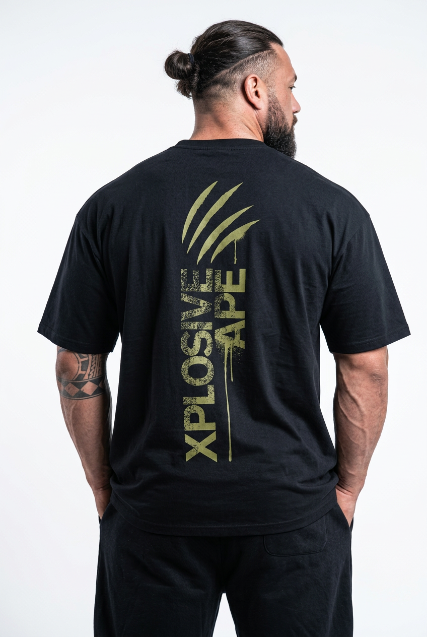 XAPE Claw V3 Oversized Tee - Black