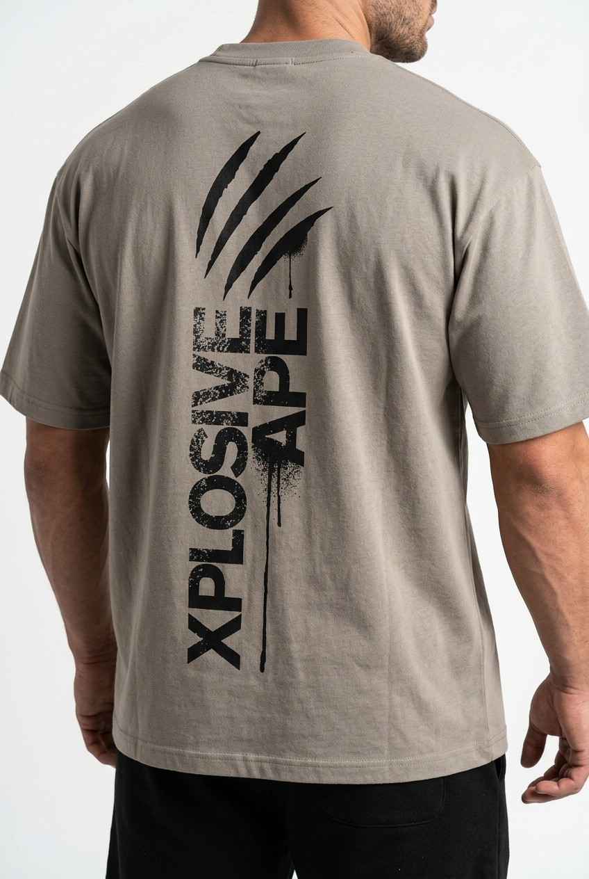 XAPE Claw V3 Oversized Tee - Sand