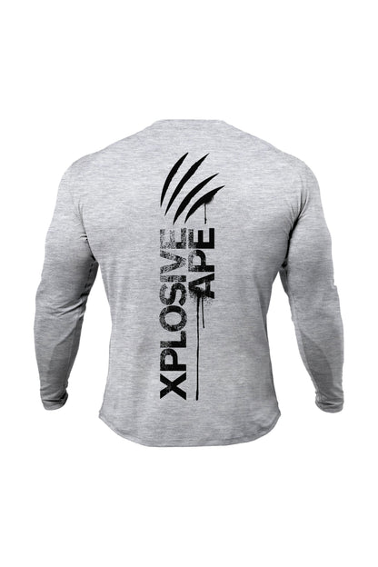 XAPE Claw V2 Long Sleeve Tee - Sports Grey