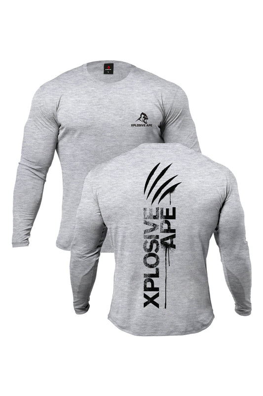 XAPE Claw V2 Long Sleeve Tee - Sports Grey