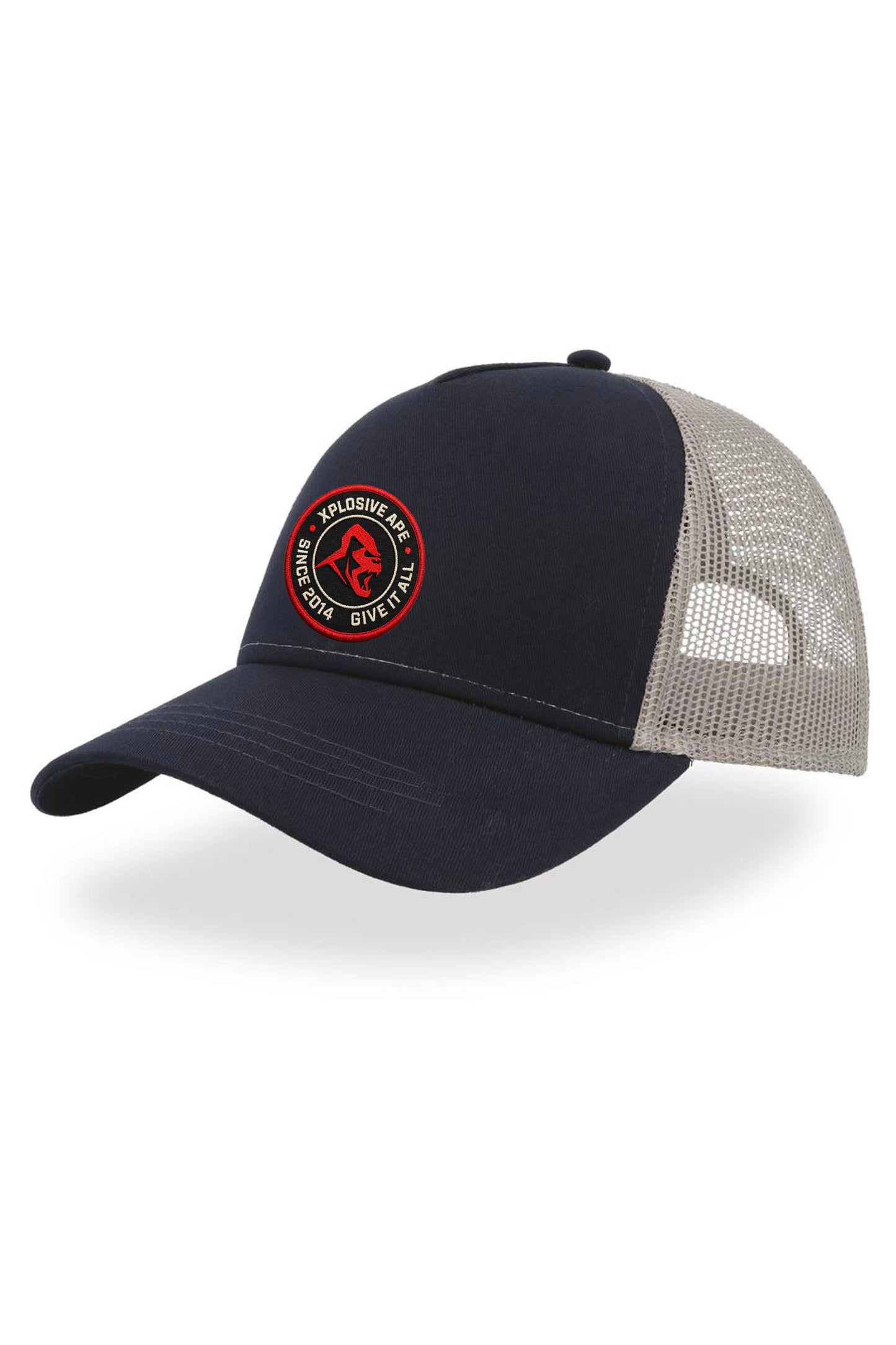 XAPE Core Issue Trucker Cap - Navy/Grey
