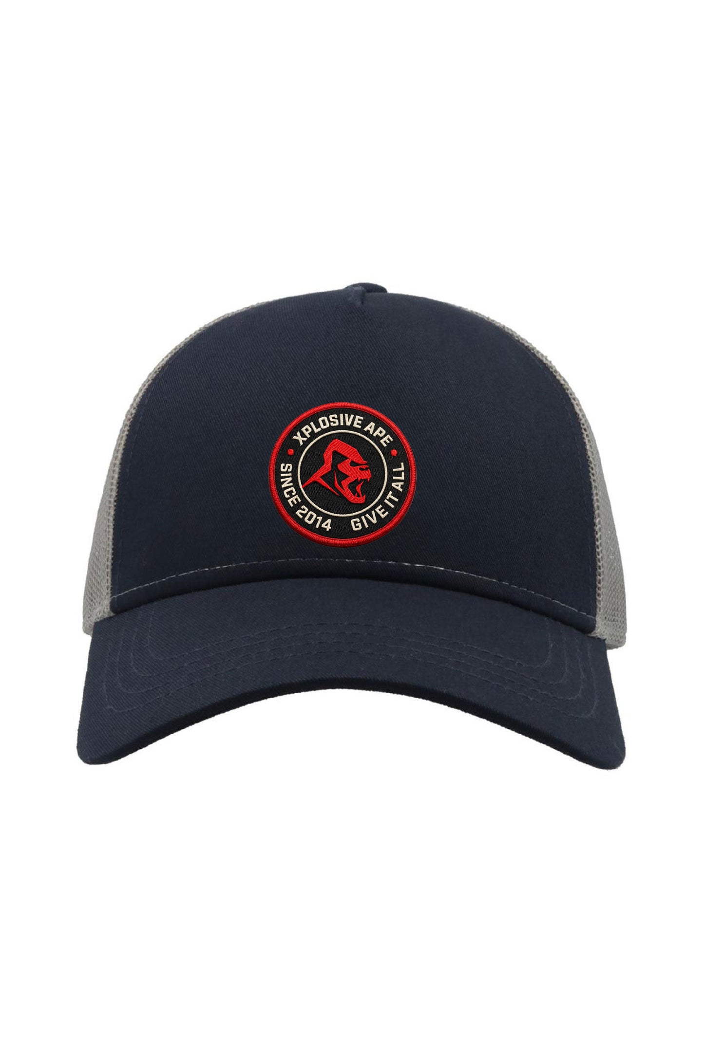 XAPE Core Issue Trucker Cap - Navy/Grey
