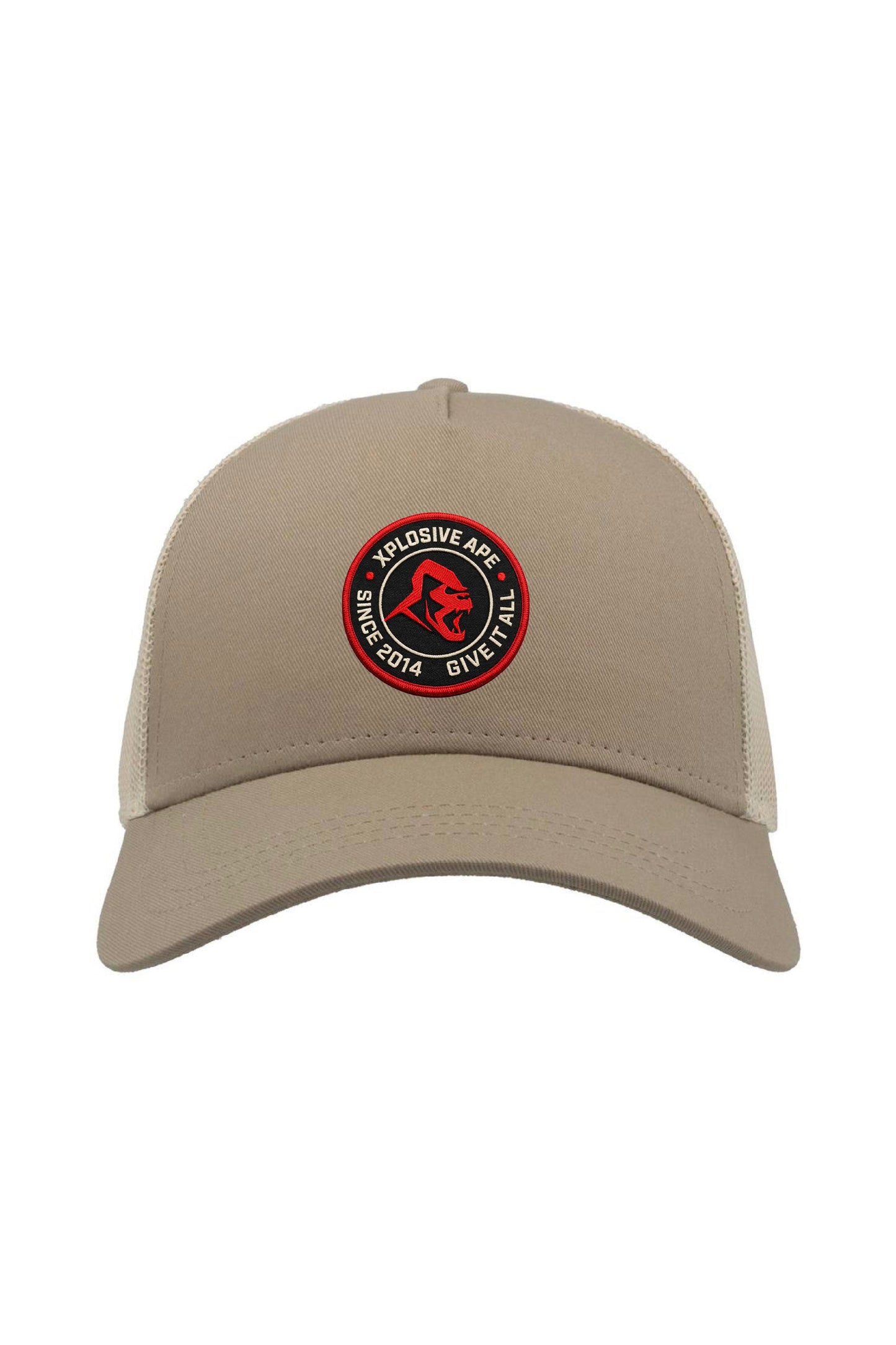 XAPE Core Issue Trucker Cap - Khaki/Stone