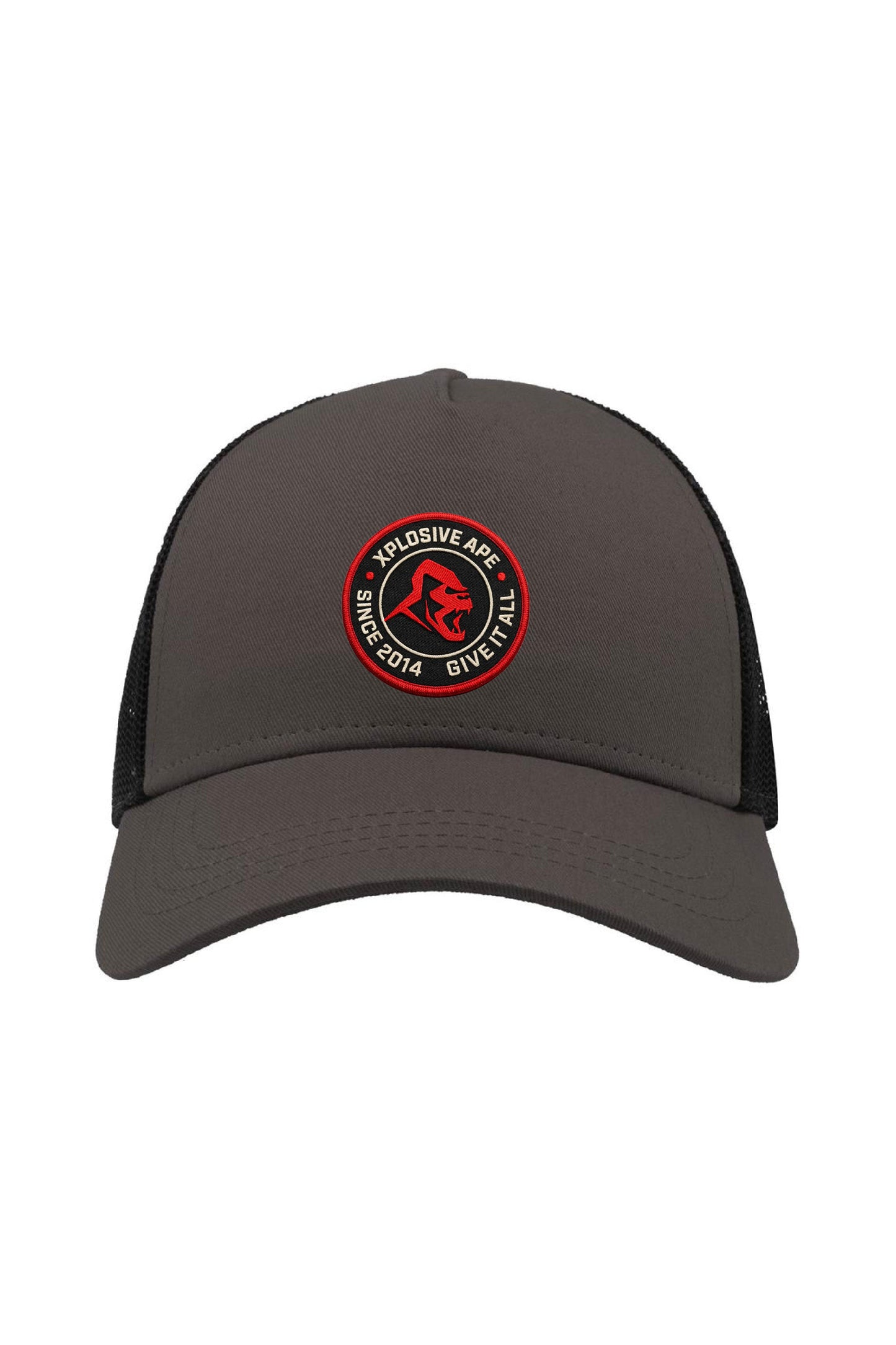 XAPE Core Issue Trucker Cap - Dk Grey/Black
